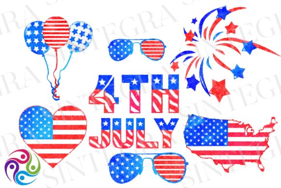 4th of July Watercolor Clipart Bundle Review