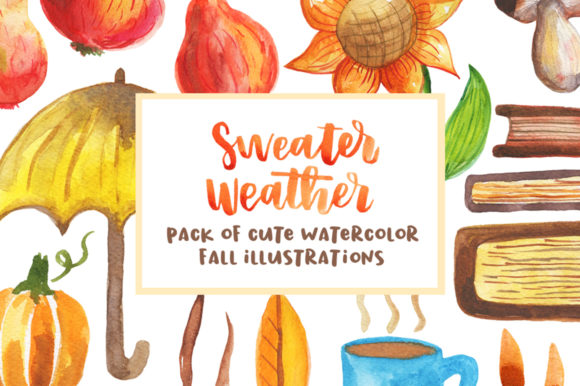 Watercolor Autumnal Illustrations Review