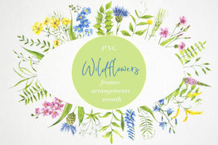 Watercolor Flower Clipart for Local Branding